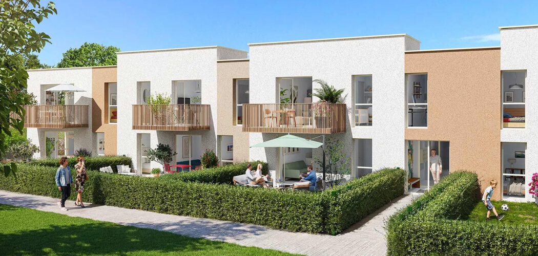 Programme immobilier neuf DOMAINE DES ROCHES - Guipry Messac appartements évolutifs proche gare SNCF (35480) - Référence : 17498