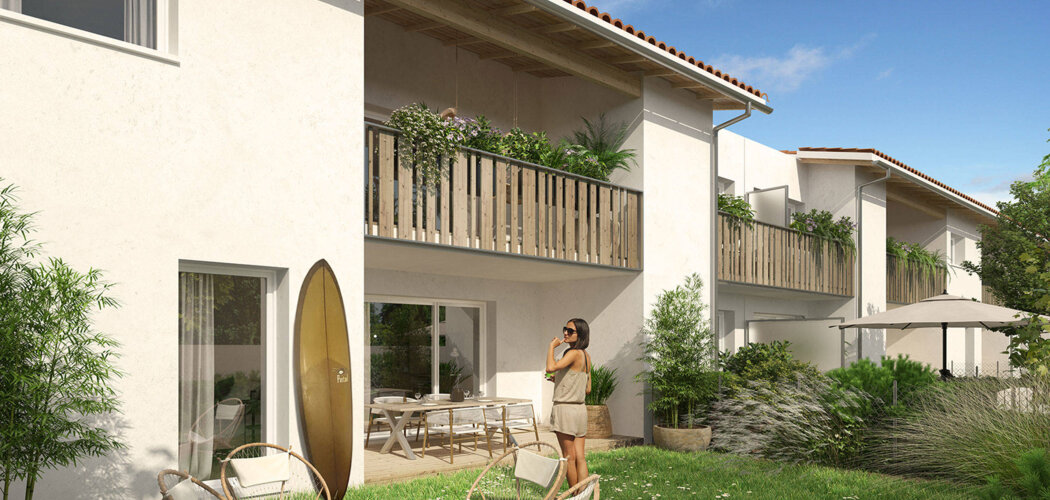 Programme immobilier neuf L'ESQUIREY - Gujan-Mestras à quelques minutes à pied de la plage (33470) - Référence : 14985