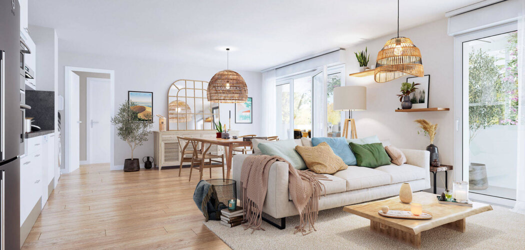 Programme immobilier neuf Clos Pasteur - Gujan-Mestras : appartements neufs 2 à 4 pièces à 8 min de la gare TER et des plages (33470) - Référence : 14982