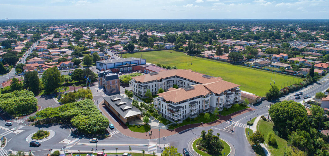 Programme immobilier neuf Clos Pasteur - Gujan-Mestras : appartements neufs 2 à 4 pièces à 8 min de la gare TER et des plages (33470) - Référence : 14982