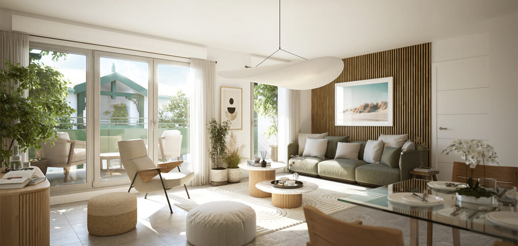 Programme immobilier neuf COTE SALINE - Gujan-Mestras : appartements neufs du studio au 4 pièces en lisière de bois (33470) - Référence : 14981