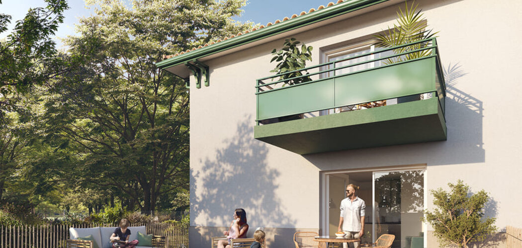 Programme immobilier neuf COTE SALINE - Gujan-Mestras : appartements neufs du studio au 4 pièces en lisière de bois (33470) - Référence : 14981