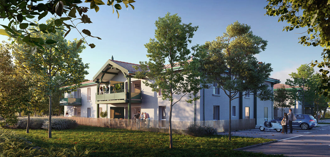 Programme immobilier neuf COTE SALINE - Gujan-Mestras : appartements neufs du studio au 4 pièces en lisière de bois (33470) - Référence : 14981