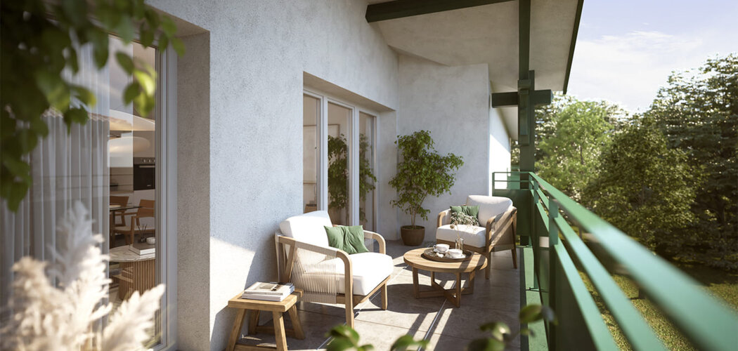 Programme immobilier neuf COTE SALINE - Gujan-Mestras : appartements neufs du studio au 4 pièces en lisière de bois (33470) - Référence : 14981