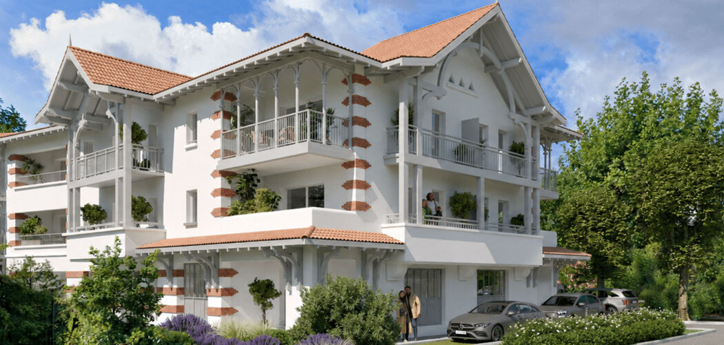 Programme immobilier neuf VILLA MAURESCA - Gujan Mestras appartements proches gare plages et ports ostréicoles (33470) - Référence : 17527