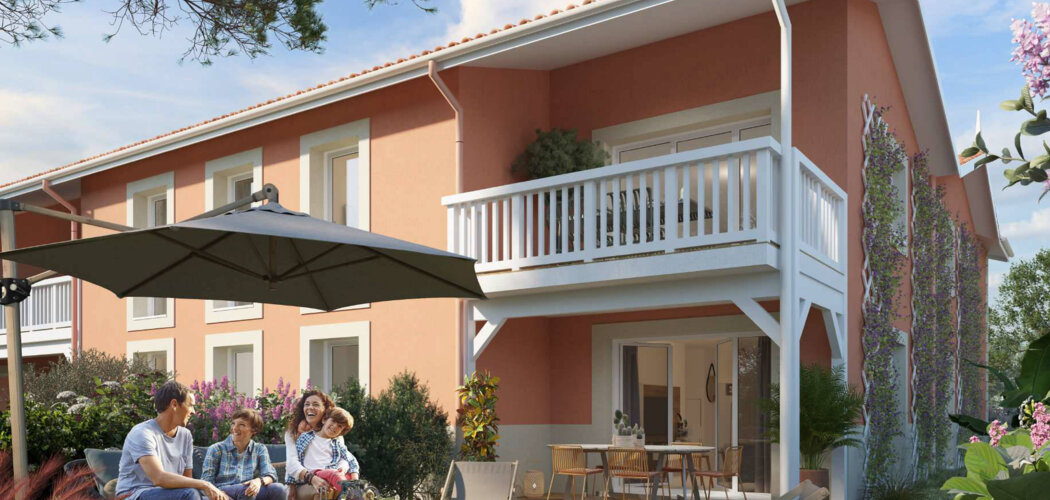 Programme immobilier neuf PRIMEROSE - Gujan-Mestras proche à vélo de la plage et du port (33470) - Référence : 14983