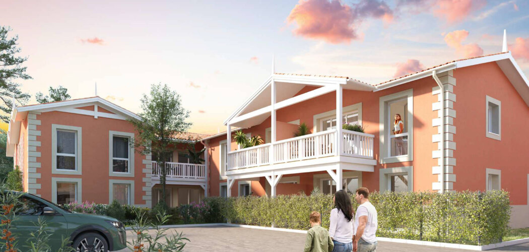 Programme immobilier neuf PRIMEROSE - Gujan-Mestras proche à vélo de la plage et du port (33470) - Référence : 14983