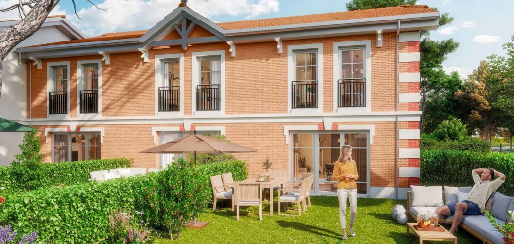 Programme immobilier neuf Les OYATS - Gujan-Mestras résidence de charme au cœur du Bassin d’Arcachon (33470) - Référence : 17847