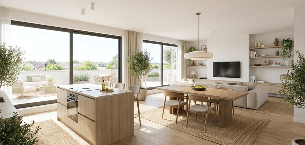 Programme immobilier neuf les duos origine - Haguenau à 28 minutes de Strasbourg et 30 minutes de l’Allemagne (67500) - Référence : 18182
