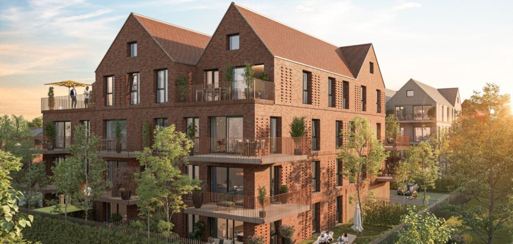 Programme immobilier neuf FLORE & SENS - Halluin : maisons et appartements neufs T1–T5 à 15 min du centre-ville (59250) - Référence : 10877