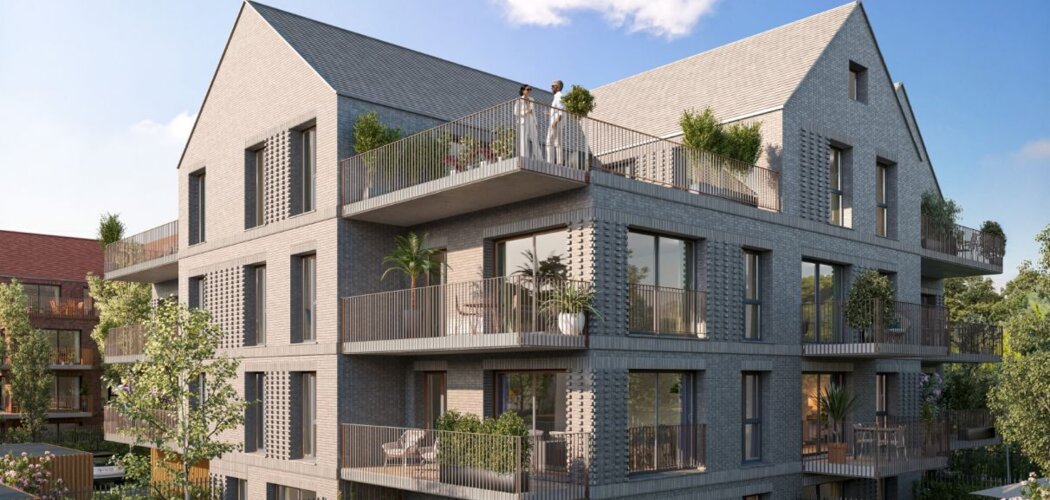 Programme immobilier neuf FLORE & SENS - Halluin : maisons et appartements neufs T1–T5 à 15 min du centre-ville (59250) - Référence : 10877