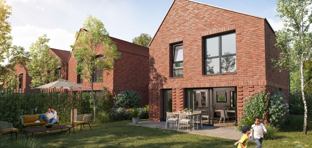 Programme immobilier neuf FLORE & SENS - Halluin : maisons et appartements neufs T1–T5 à 15 min du centre-ville (59250) - Référence : 10877