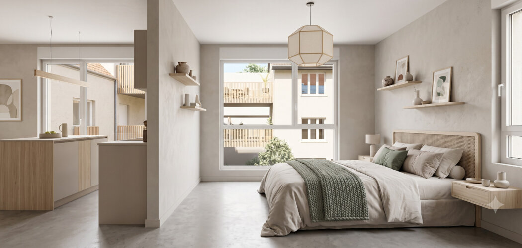 Programme immobilier neuf Villa AUGUSTA - Handschuheim : appartements neufs à moins de 20 min de Strasbourg (67117) - Référence : 7416