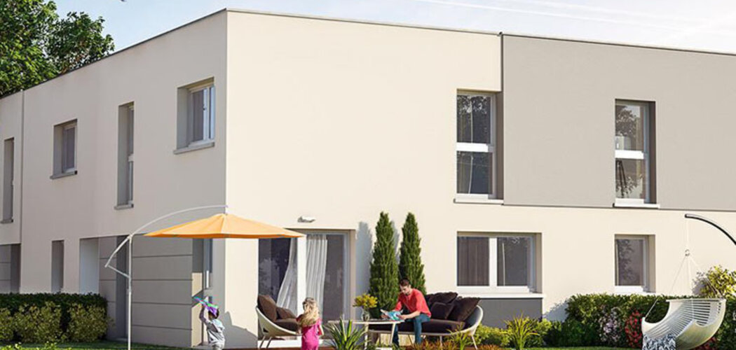 Programme immobilier neuf LES CARRES Bo'Carré - Hangenbieten : Maisons jumelées T4–T5 avec jardins privatifs et baies vitrées à 20 minutes de Strasbourg (67980) - Référence : 2259