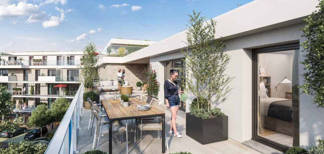Programme immobilier neuf Millesime - Haubourdin : appartements neufs entre patrimoine historique et quartier dynamique (59320) - Référence : 14862