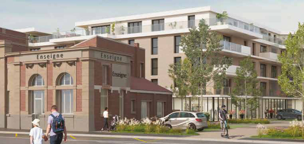 Programme immobilier neuf Millesime - Haubourdin : appartements neufs entre patrimoine historique et quartier dynamique (59320) - Référence : 14862