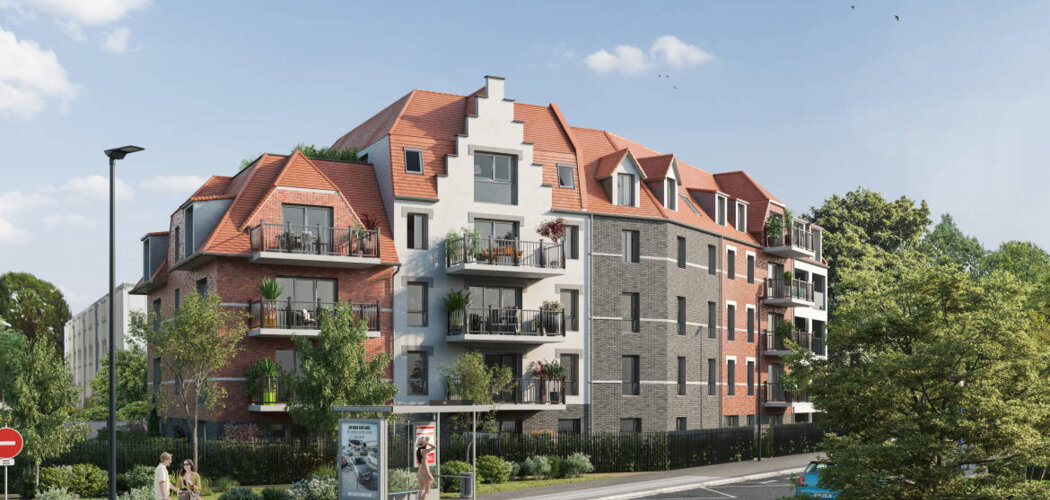 Programme immobilier neuf Résidence Bellevue - Haubourdin résidence neuve en centre-ville (59320) - Référence : 17837