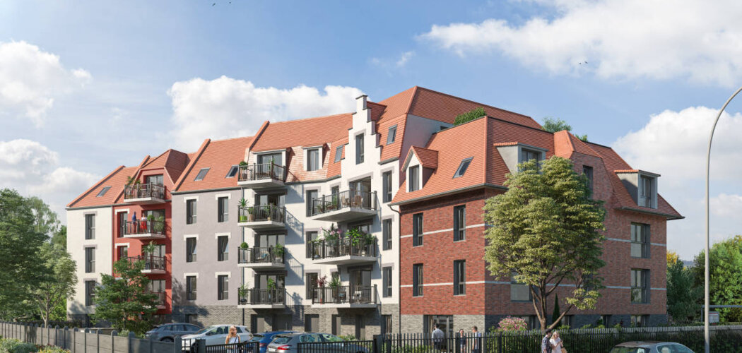 Programme immobilier neuf Résidence Bellevue - Haubourdin résidence neuve en centre-ville (59320) - Référence : 17837