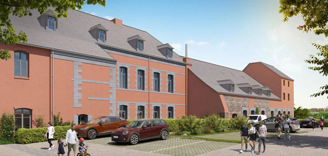 Programme immobilier neuf ABBAYE DES BENEDICTINS - Hautmont : 43 appartements neufs en monument historique, cœur de ville et vue sur la Sambre (59330) - Référence : 15688