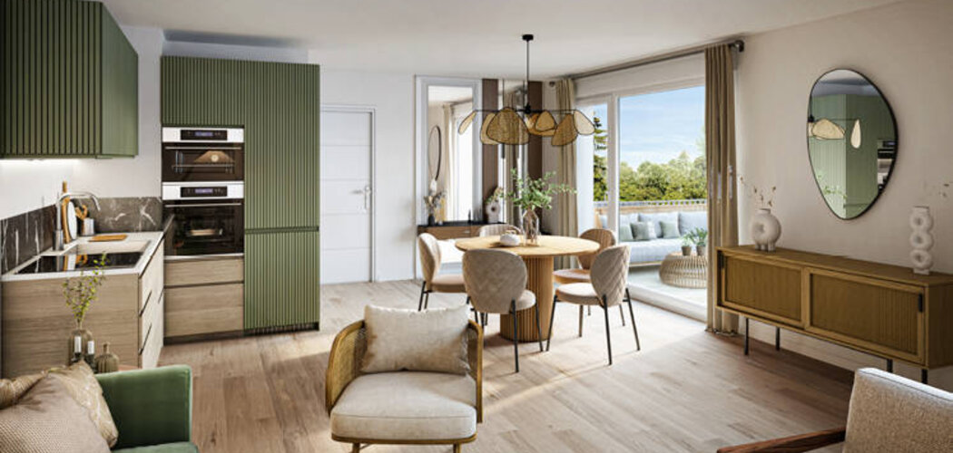 Programme immobilier neuf Garance - Hem, résidence neuve et proximité Lille en quartier Tribonnerie (59510) - Référence : 15800