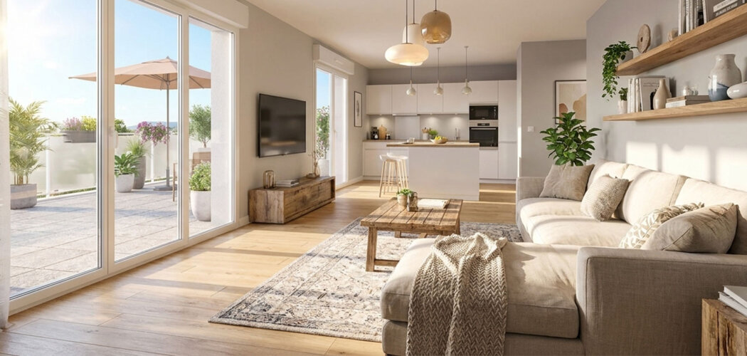 Programme immobilier neuf Villa du Parc - Hennebont appartements lumineux proche parc de Kerbihan (56700) - Référence : 17620