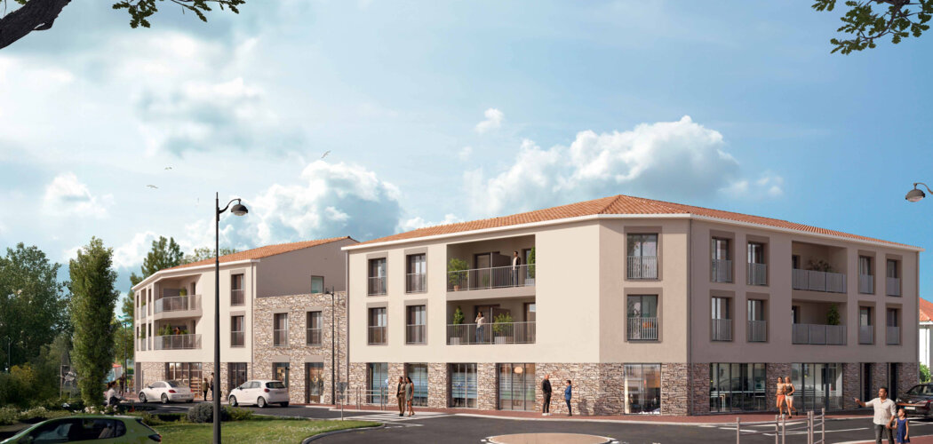 Programme immobilier neuf Calyora - Herbiers proche centre résidence intergénérationnelle (85500) - Référence : 16491
