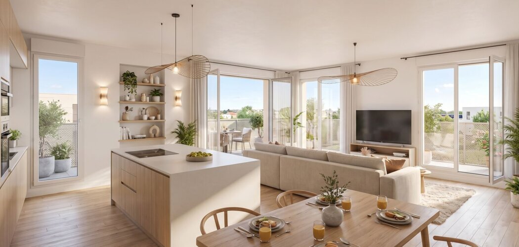 Programme immobilier neuf ESSENTIEL - Hérouville-Saint-Clair à proximité de commerces (14200) - Référence : 14494