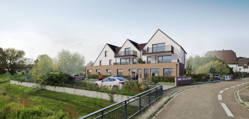 Programme immobilier neuf VILLA HIPPOCRATE - Herrlisheim proche parc de la Gravière et services (67850) - Référence : 11414
