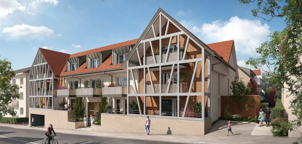 Programme immobilier neuf Villa du Lion - Hoenheim : appartements neufs du studio au 5 pièces proche du cœur de bourg (67800) - Référence : 15342