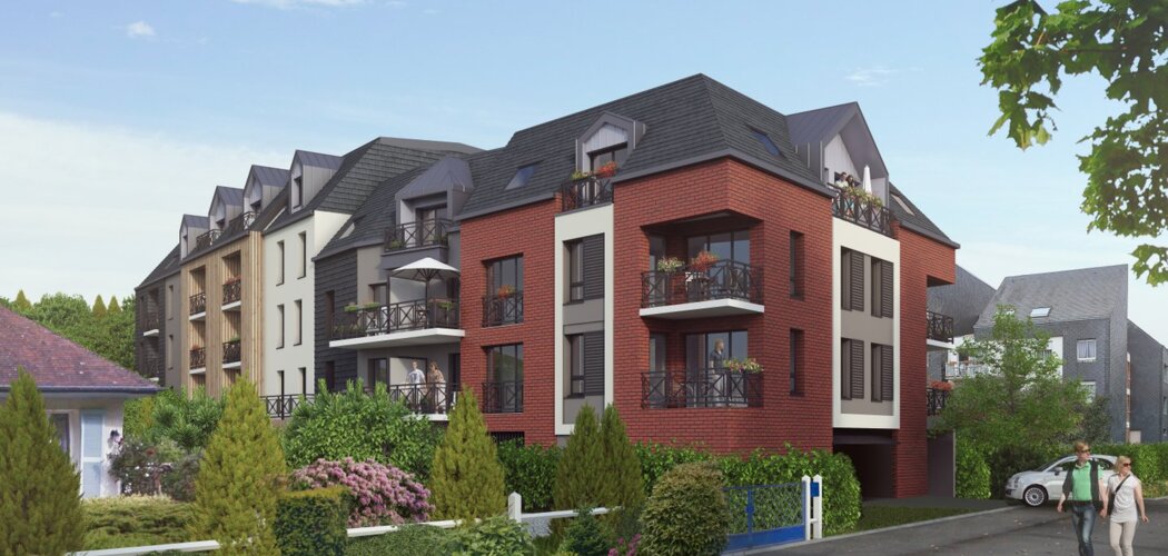 Programme immobilier neuf BOREAL - Honfleur à 900m du port résidence intimiste (14600) - Référence : 17106