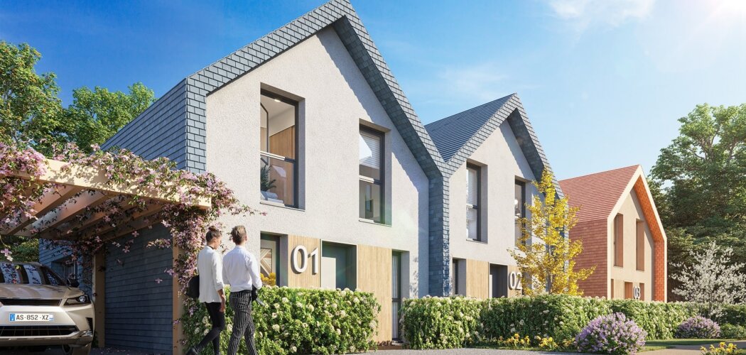 Programme immobilier neuf Sémaphore - Honfleur : Appartements T1–T3 et maisons T4 avec terrasses, jardins privatifs et proximité Vieux Bassin (14600) - Référence : 14520