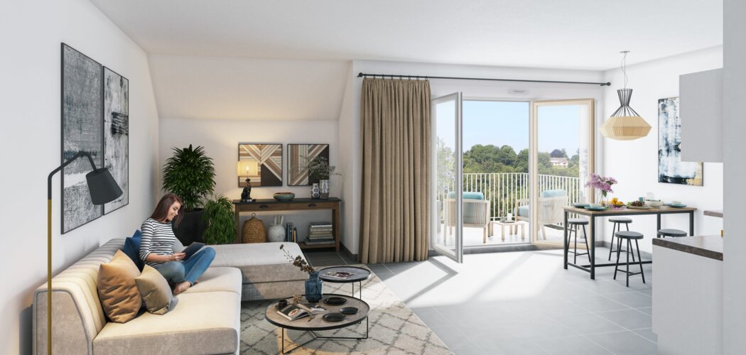 Programme immobilier neuf Sémaphore - Honfleur : Appartements T1–T3 et maisons T4 avec terrasses, jardins privatifs et proximité Vieux Bassin (14600) - Référence : 14520
