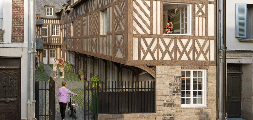 Programme immobilier neuf Le 75 - HONFLEUR - Honfleur centre historique proche Vieux Bassin (14600) - Référence : 17086