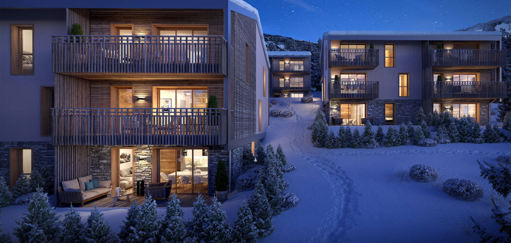 Programme immobilier neuf LES CHALETS D'OLCA - Houches près du téléphérique de Bellevue (74310) - Référence : 10996