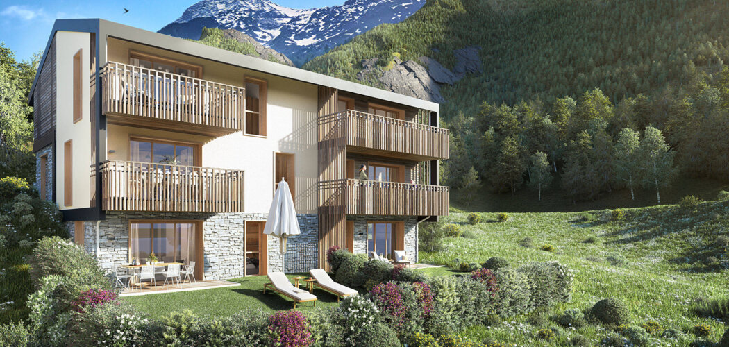 Programme immobilier neuf LES CHALETS D'OLCA - Houches près du téléphérique de Bellevue (74310) - Référence : 10996