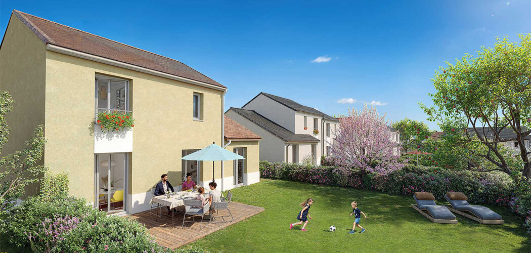Programme immobilier neuf Domaine des Longs Champs Tranche 2 - Houdan aux portes de la Vallée de Chevreuse (78550) - Référence : 16391