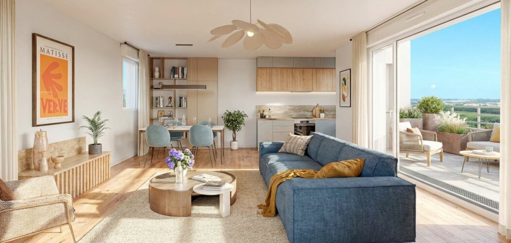 Programme immobilier neuf Domaine Des Longs Champs - Appartements - Houdan proche de la gare Transilien N (78550) - Référence : 16389