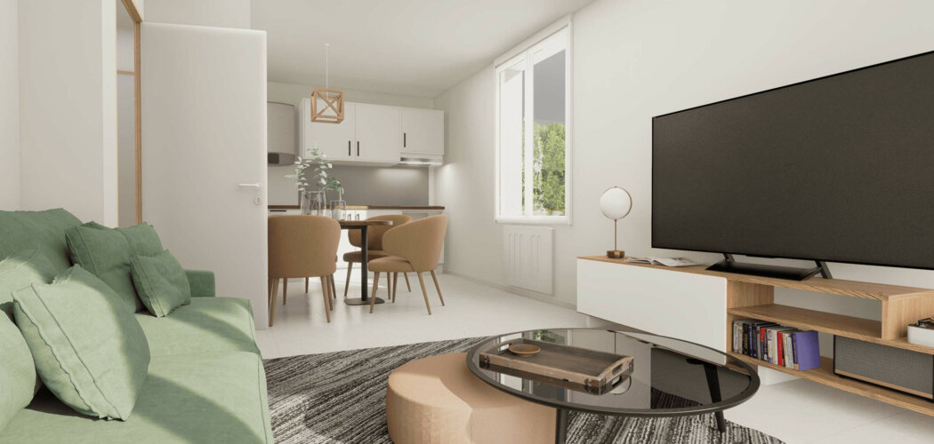Programme immobilier neuf LE COTEAU FLEURI - Houlme à deux pas de la ligne F4 (76770) - Référence : 11482