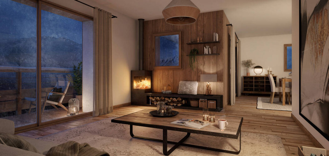 Programme immobilier neuf Inspiration - Huez : Appartements T2–T5 avec terrasses, parking sécurisé et proximité quartier du Vieil Alpes (38750) - Référence : 14788