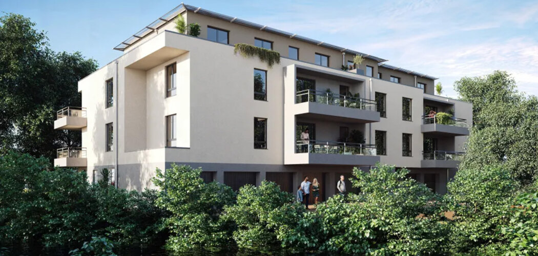 Programme immobilier neuf les terrasses du muhlbach - Huttenheim résidence intimiste proche Strasbourg et A35 (67230) - Référence : 17967