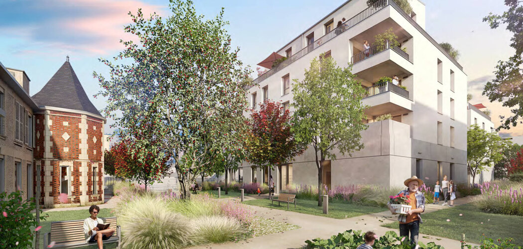 Programme immobilier neuf LES PROMENADES DE JEANNE - Ifs à proximité immédiate de Caen (14123) - Référence : 14466