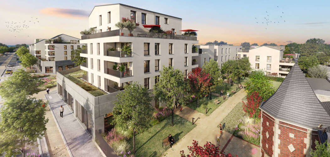 Programme immobilier neuf LES PROMENADES DE JEANNE - Ifs à proximité immédiate de Caen (14123) - Référence : 14466