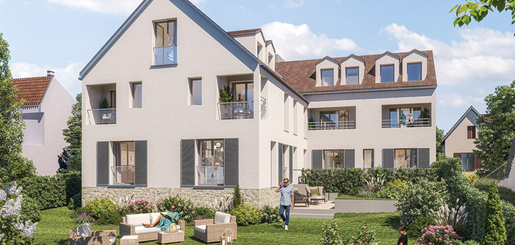 Programme immobilier neuf VILLA LESCOT - Igny, résidence neuve à 8 min de la gare RER C et 15 km de Paris (91430) - Référence : 15979