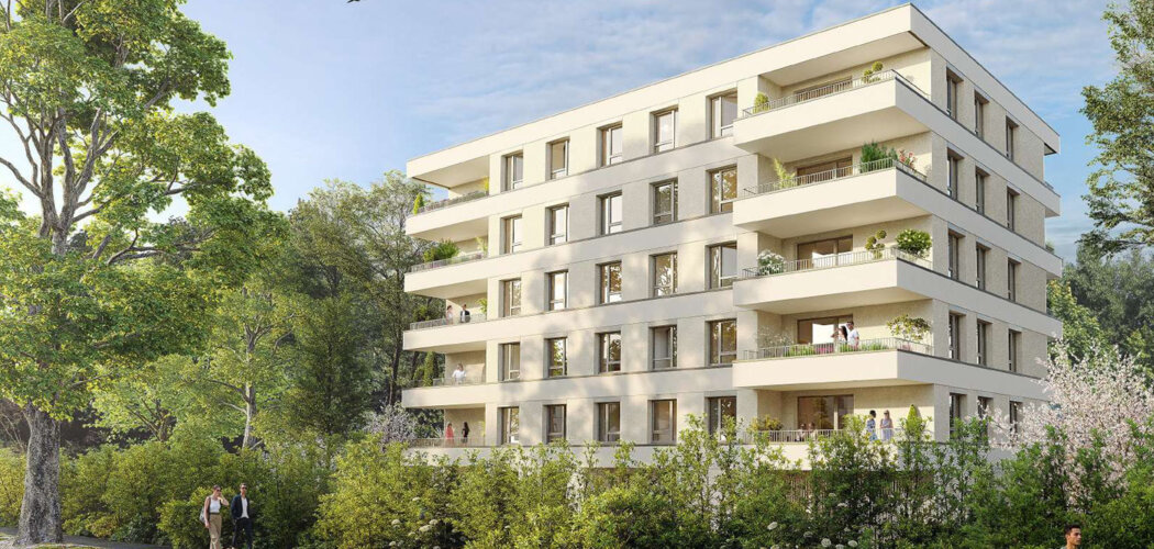Programme immobilier neuf RIVAGE - Illkirch-Graffenstaden appartements proches canal et tram (67400) - Référence : 17629