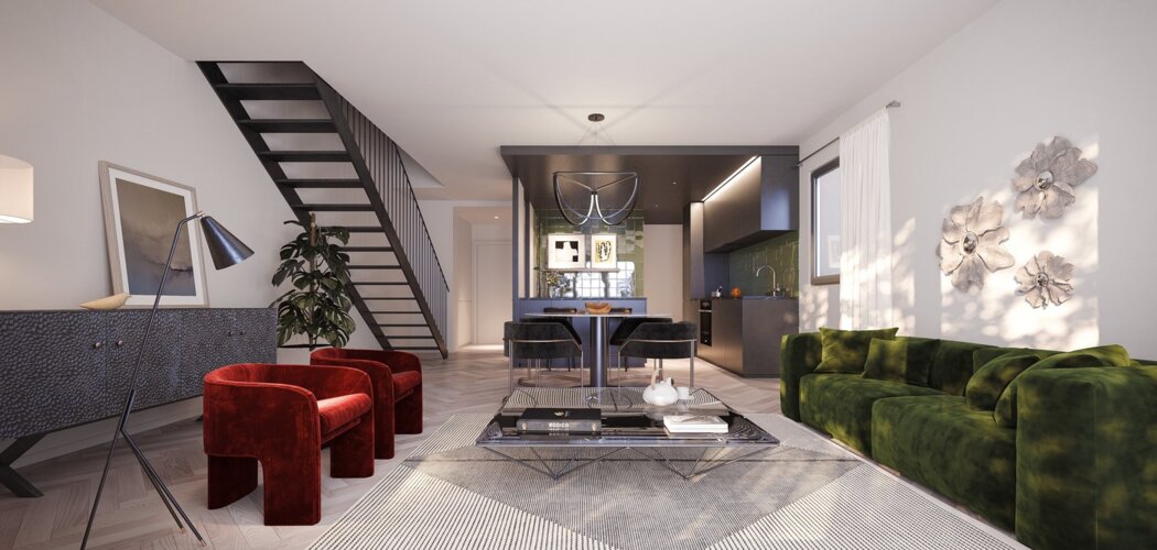 Programme immobilier neuf LES ALLEES DE KLIMT II - Illzach : Appartements T2–T5 et maisons avec terrasses, garage à vélos et chauffage au sol à 4 min du centre de Mulhouse (68110) - Référence : 6544