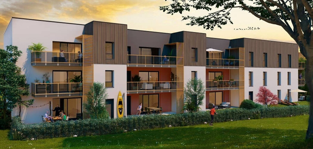 Programme immobilier neuf Les Terrasses de la Rive - Inzinzac-Lochrist proche du centre-ville (56650) - Référence : 12628