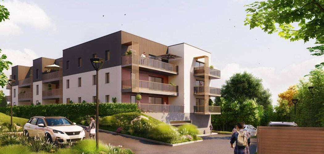 Programme immobilier neuf Les Terrasses de la Rive - Inzinzac-Lochrist proche du centre-ville (56650) - Référence : 12628