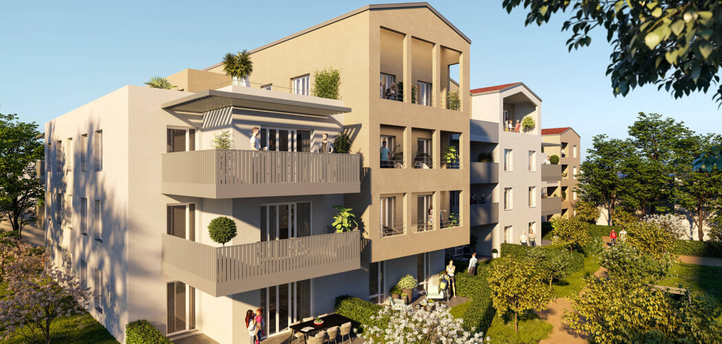 Programme immobilier neuf Coeur Village 2 - Irigny près de la place de L’Eglise (69540) - Référence : 8835