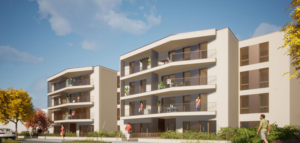 Programme immobilier neuf LA COULEE VERTE - RESIDENCE LA RIVIERA - Is-sur-Tille  à deux pas de la gare (21120) - Référence : 10805