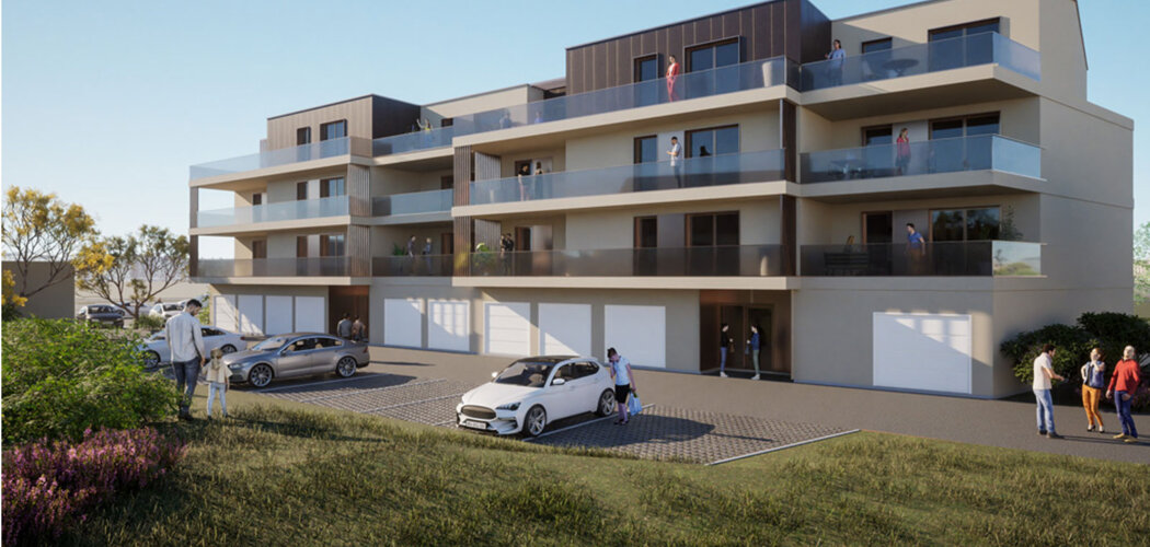 Programme immobilier neuf LA COULEE VERTE - RESIDENCE LA RIVIERA - Is-sur-Tille  à deux pas de la gare (21120) - Référence : 10805